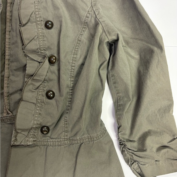304. Maurices Green Khaki Utility Jacket - Picture 4 of 6